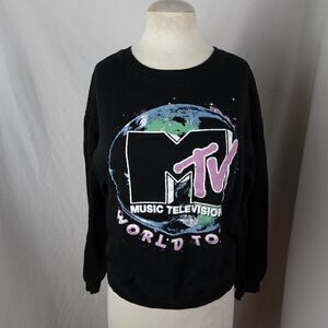 MTV Music Television World Tour Junior Sweatshirt Size L (11-13)